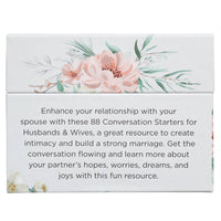 88 Great Conversations Starters for Husbands & Wives