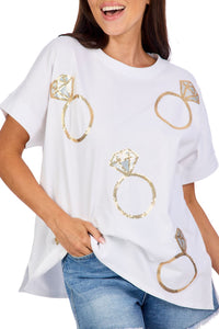 Bride Sparkle Tote or Top