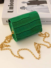 Chains Shiny Split-Joint Bags Crossbody Bags: GOLD / One_size