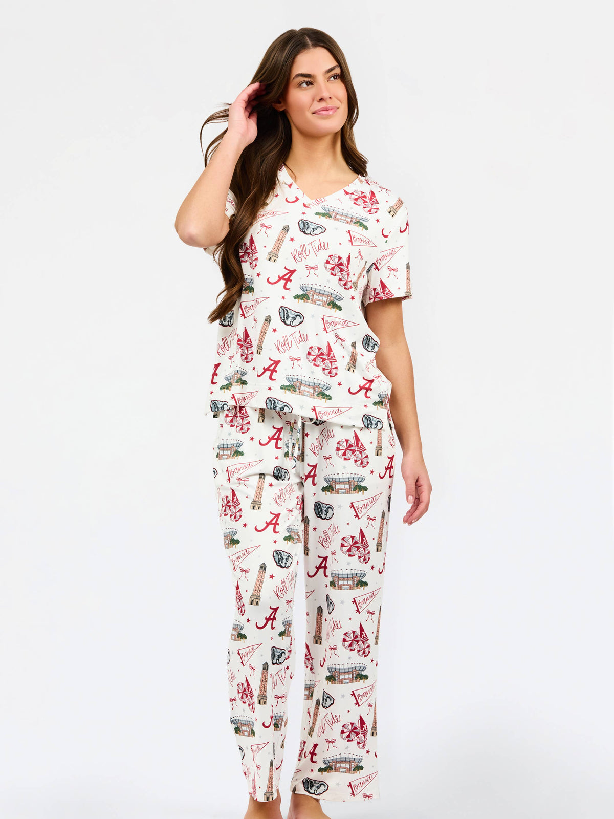 Women's Alli Pajama Pants Set | Alabama: XS