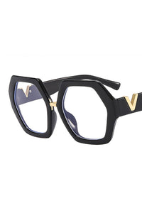 GEOMETRIC FRAME EYEGLASSES