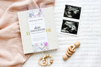 Dear Daughter Childhood Keepsake Book | Mother's Day Gift: Pink