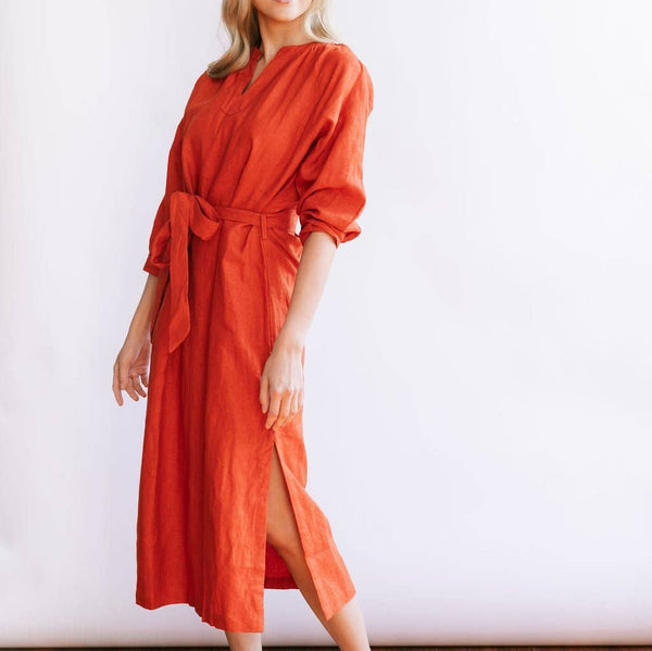 Red Tejate Dress: S
