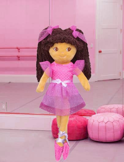 Lola sparkle ballerina- tan skin