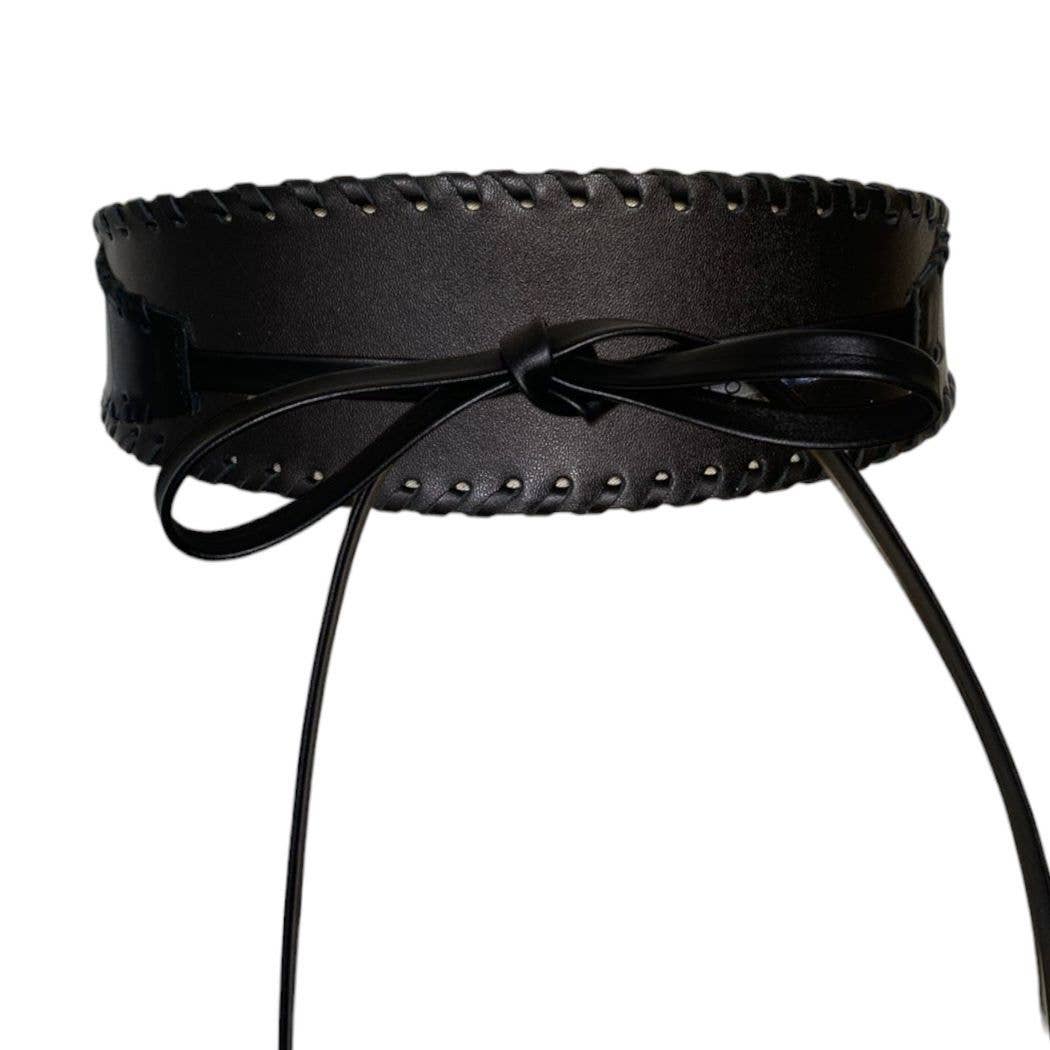 Chloe Wrap Belt - Black - OS