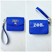ZPB Blue 1920 Earbud Mini Snap Case with Clip: Blue and White / Multi Tone / 3 x 1 x 2.25 inches