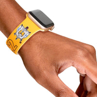 SGRHO Sorority Yellow Blue 1922 Watch Band Strap\