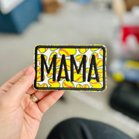 Softball Mama Jumbo 4in iron on Patch
