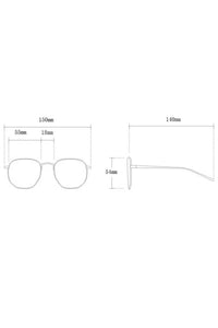 GEOMETRIC FRAME EYEGLASSES