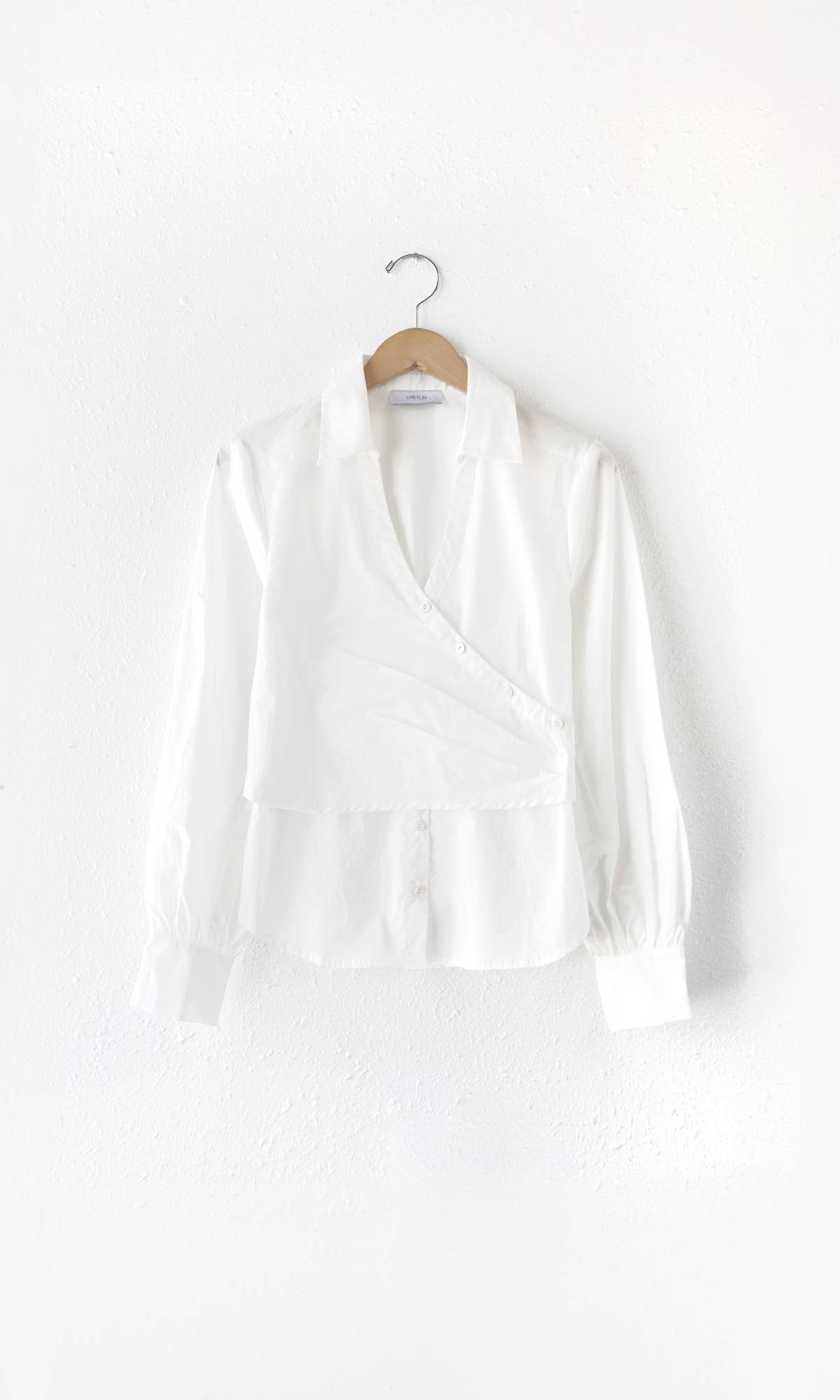 Faith Surplice Shirting:  White