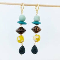 Beaded Dangle Earrings - Boho Drops
