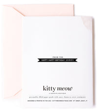 Limited Edition Birthday Card - Hot Pink Greeting Card
