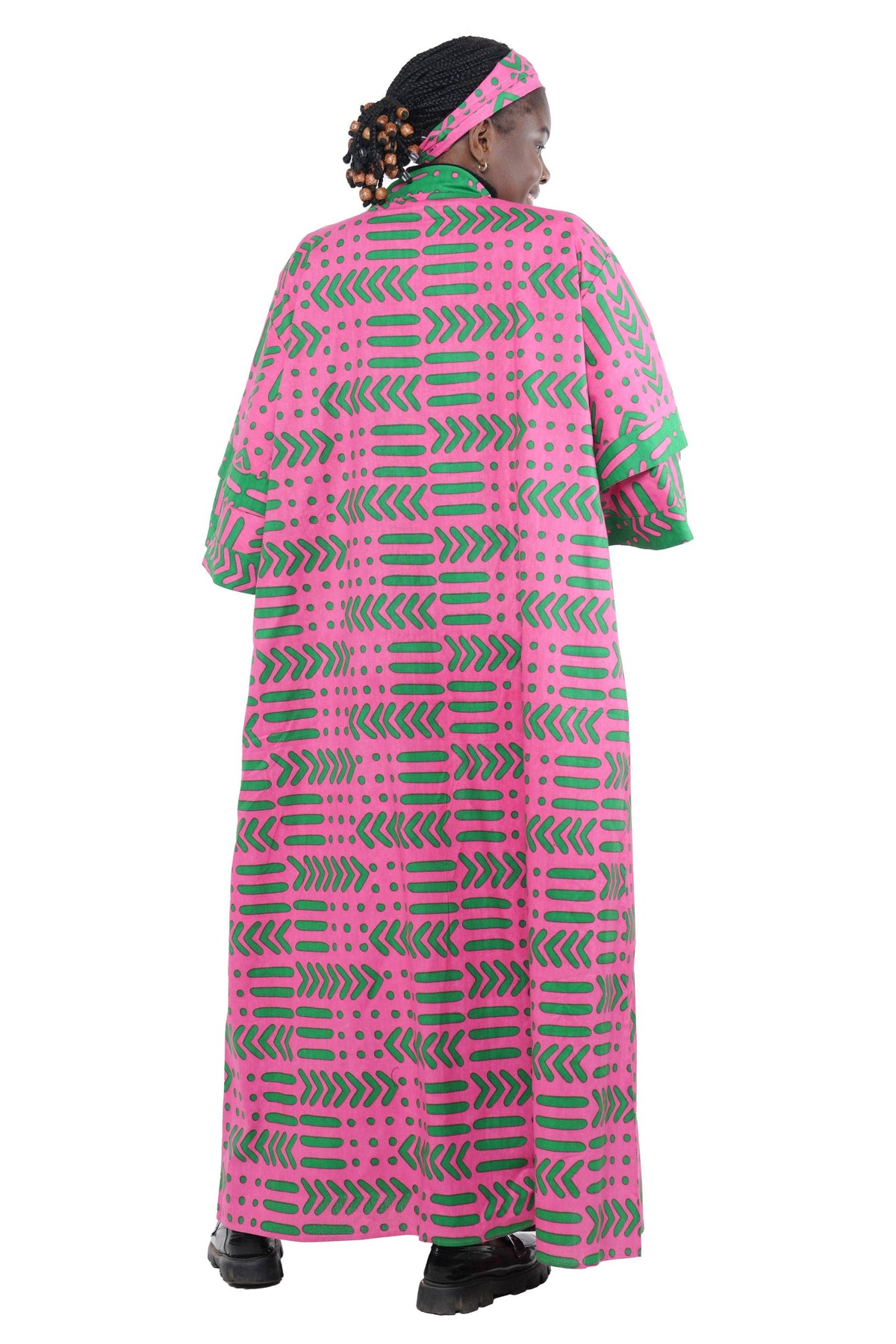 African Kente Women Long Kimono | Robe | Duster | One Size