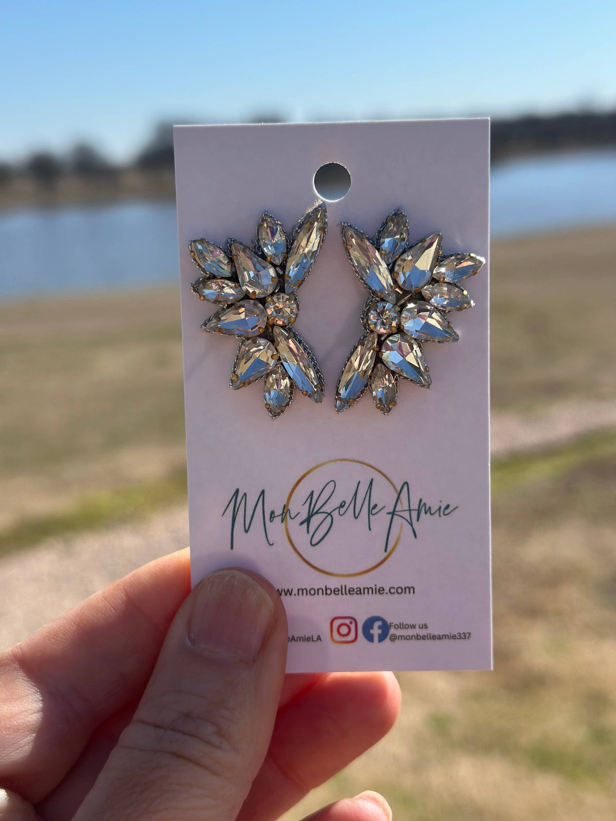 Radiance Clear Gem Studs