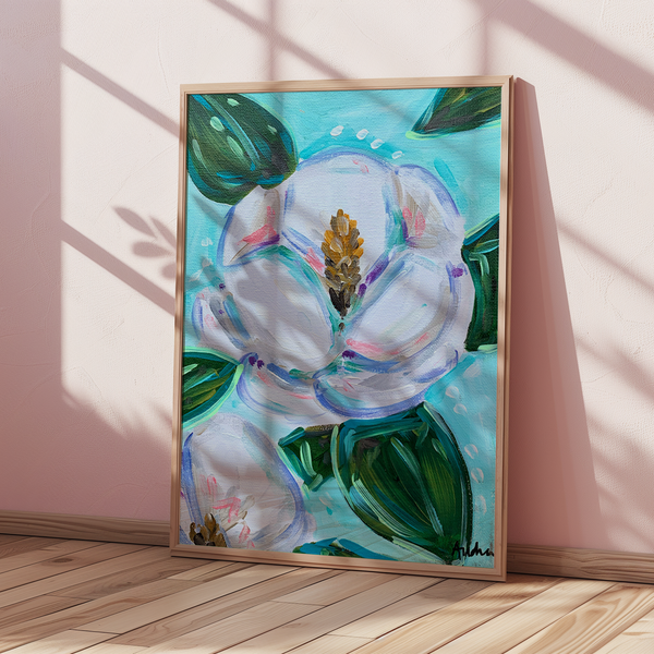 Magnolia Floral Art Prin