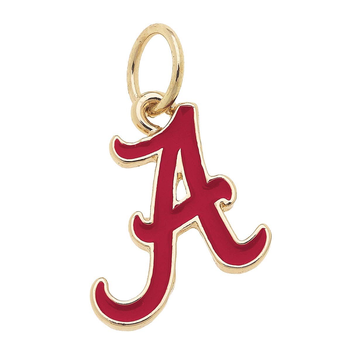 CANVAS STYLE CHARM BAR - Alabama Crimson Tide Enamel Logo Charm
