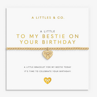 A Little 'To My Bestie On Your Birthday' Bracelet