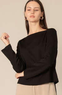 P. CILL Long Sleeve Round Neck Top