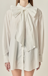 Magnolia Bow Detailed Shirt