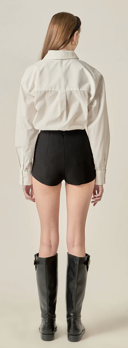 Magnolia Bow Detailed Shirt