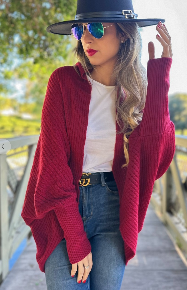 Jill Soft Rib Knitted Shrug Cardigan