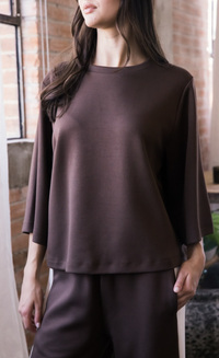 P. CILL Butter Modal 3/4 Sleeve Top