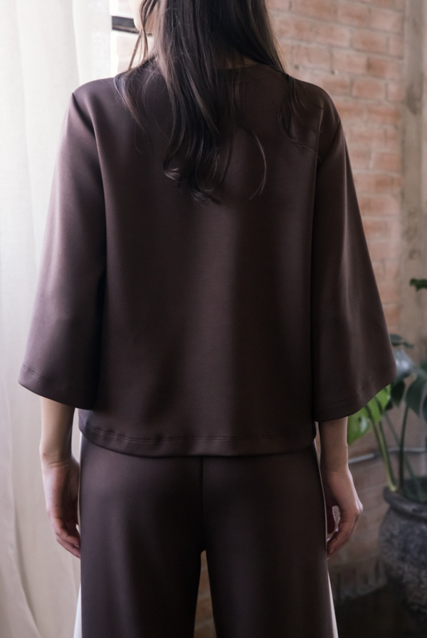 P. CILL Butter Modal 3/4 Sleeve Top
