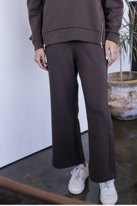 P. CILL Butter Modal Side Binding Wide Leg Pants
