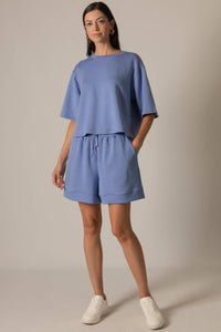 P. CILL Butter Modal Overlap Back Detail Top