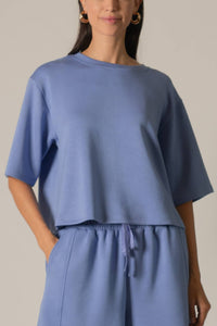 P. CILL Butter Modal Overlap Back Detail Top