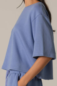 P. CILL Butter Modal Overlap Back Detail Top