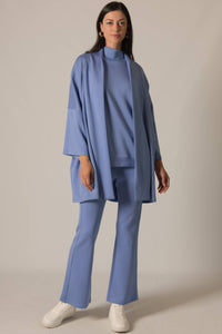 P. CILL Butter Modal Oversized Cardigan:  Black,  Cream Or Cornflower Blue