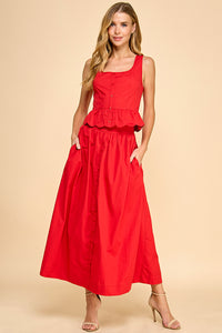 Liz Peplum Top or Skirt
