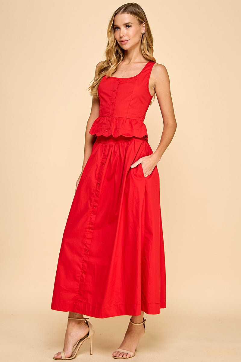 Liz Peplum Top or Skirt