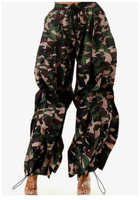 Luxe Ruffled Baggy Pants