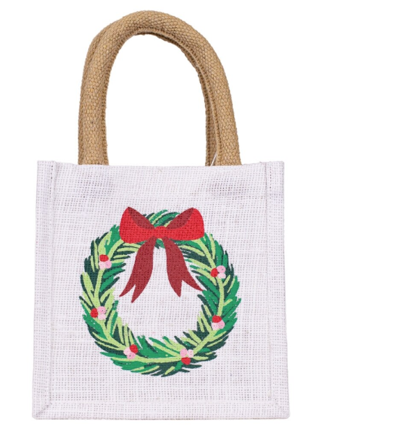Holiday Noel or Santa  Reusable Totes & Gift Bags