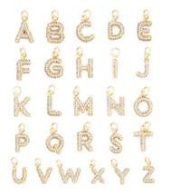 Canvas Style Charm Bar-  Courtney Bling Alphabet