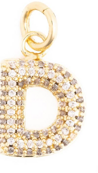 Canvas Style Charm Bar-  Courtney Bling Alphabet