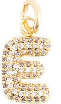 Canvas Style Charm Bar-  Courtney Bling Alphabet