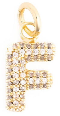 Canvas Style Charm Bar-  Courtney Bling Alphabet