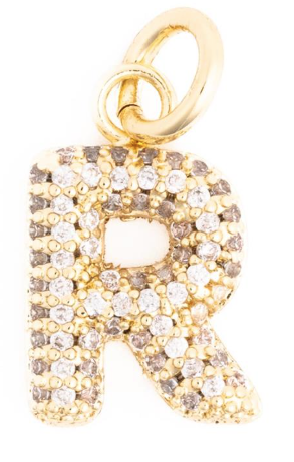 Canvas Style Charm Bar-  Courtney Bling Alphabet