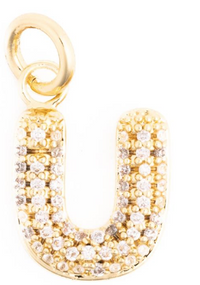 Canvas Style Charm Bar-  Courtney Bling Alphabet
