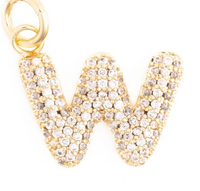 Canvas Style Charm Bar-  Courtney Bling Alphabet