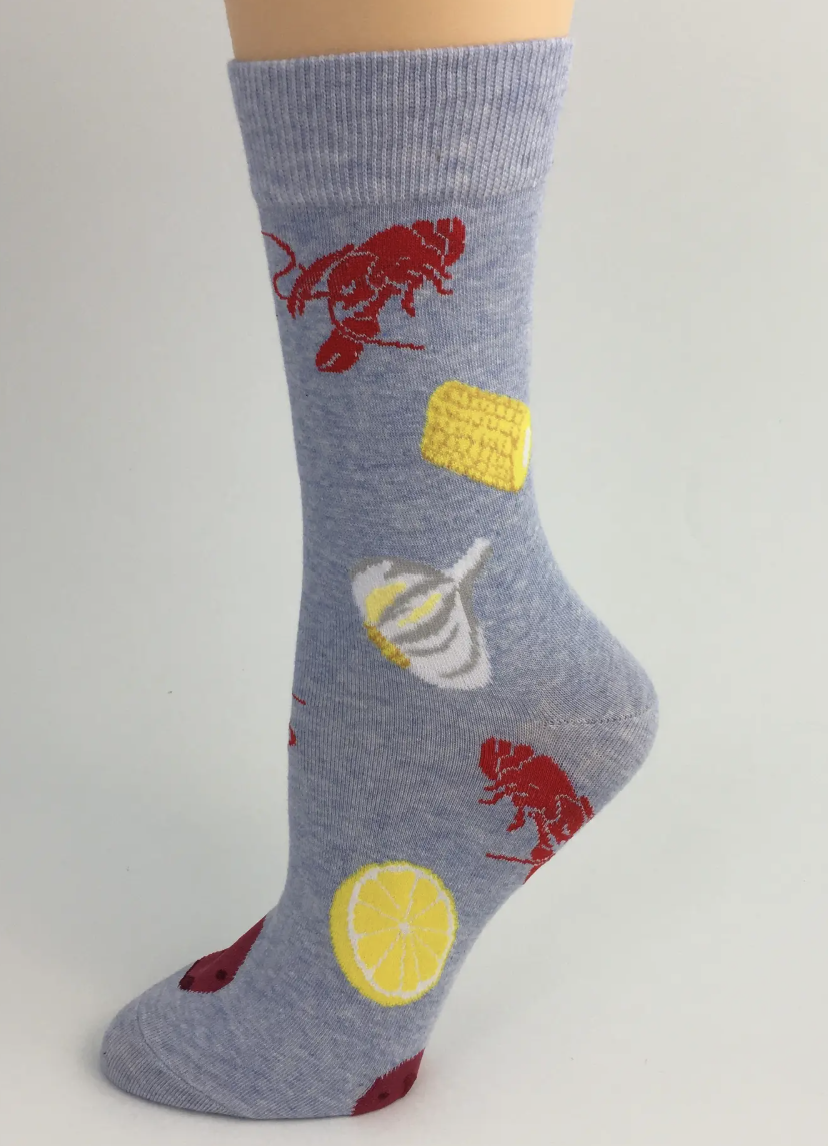 Louisiana Themed Novelty Socks
