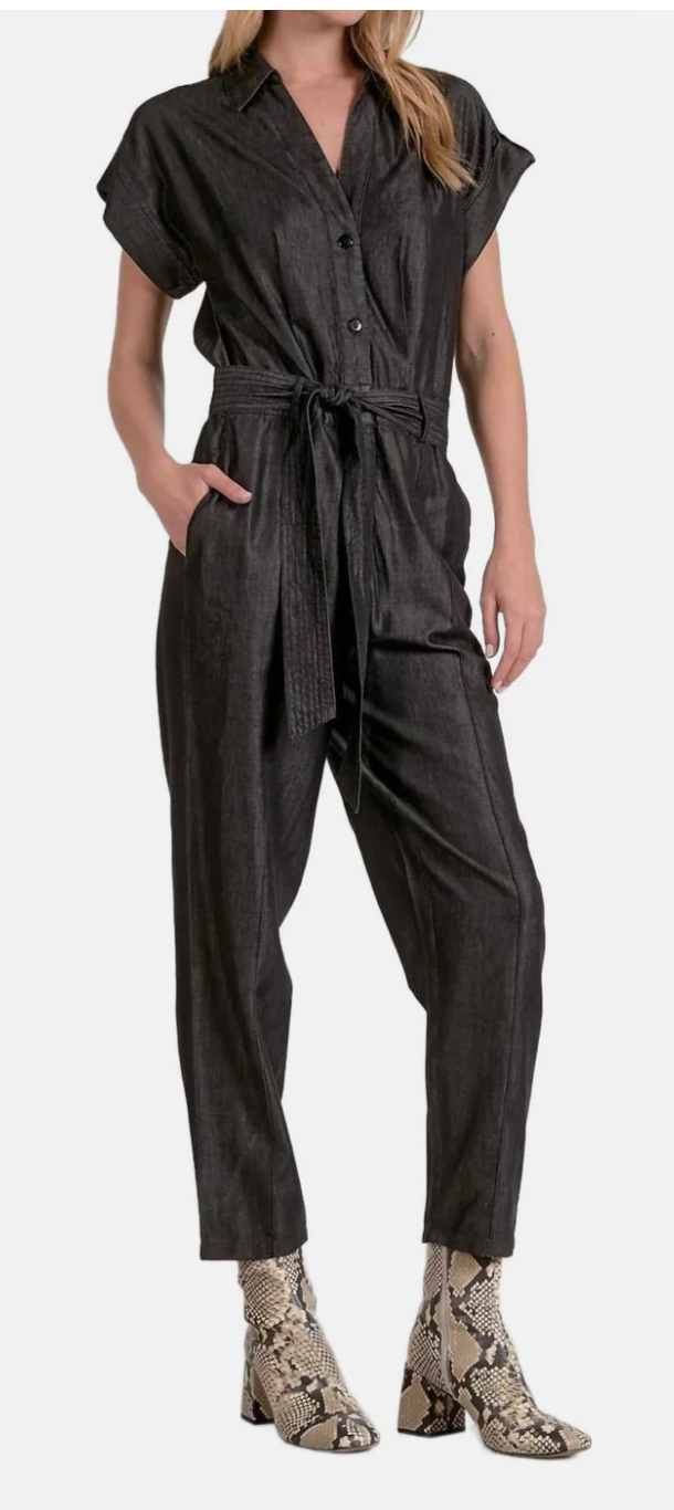 Raya Dark Wash  Jumpsuit