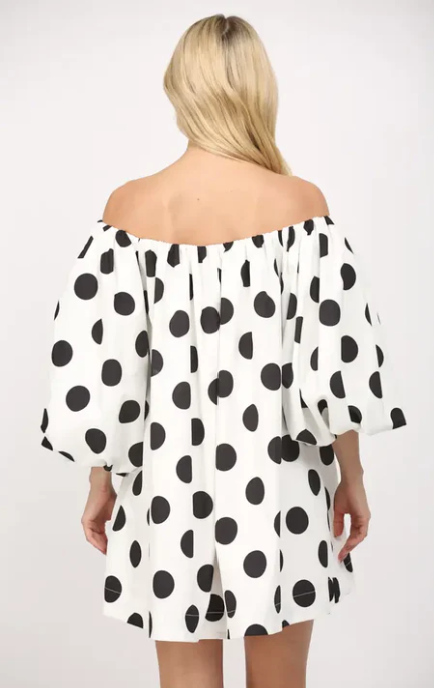 Kerry Dot Bubble Dress Dot Bubble