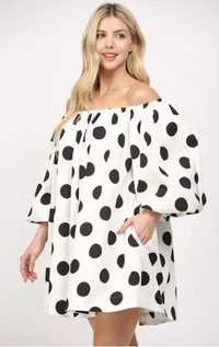 Kerry Dot Bubble Dress Dot Bubble