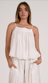 Elan Flowy Spaghetti Strap Top or Pant