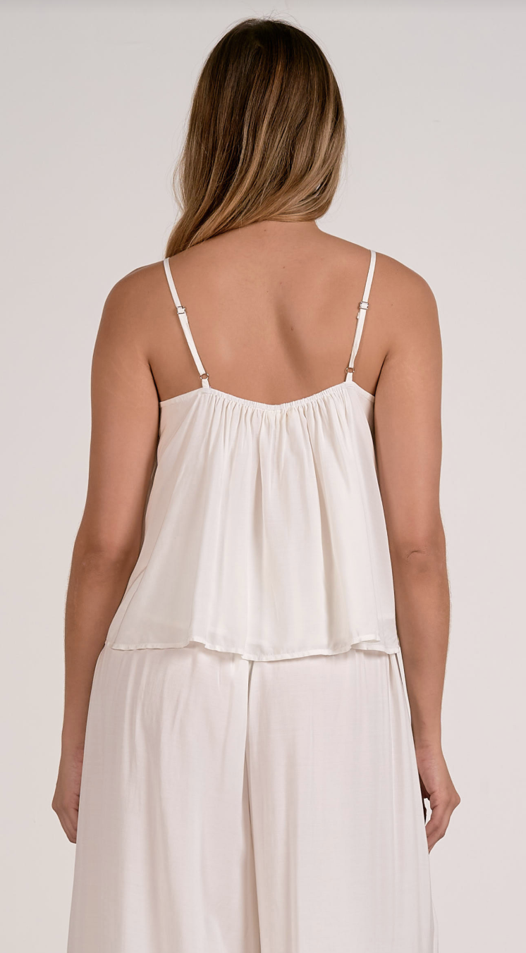 Elan Flowy Spaghetti Strap Top or Pant