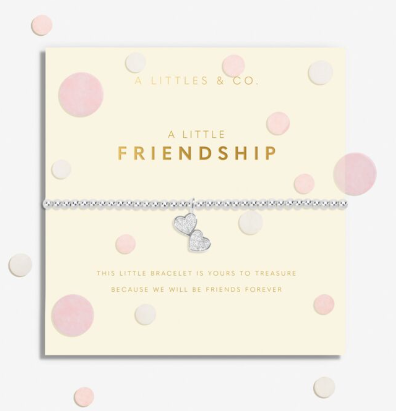Confetti A Little 'Friendship' Bracelet In Silver Plating